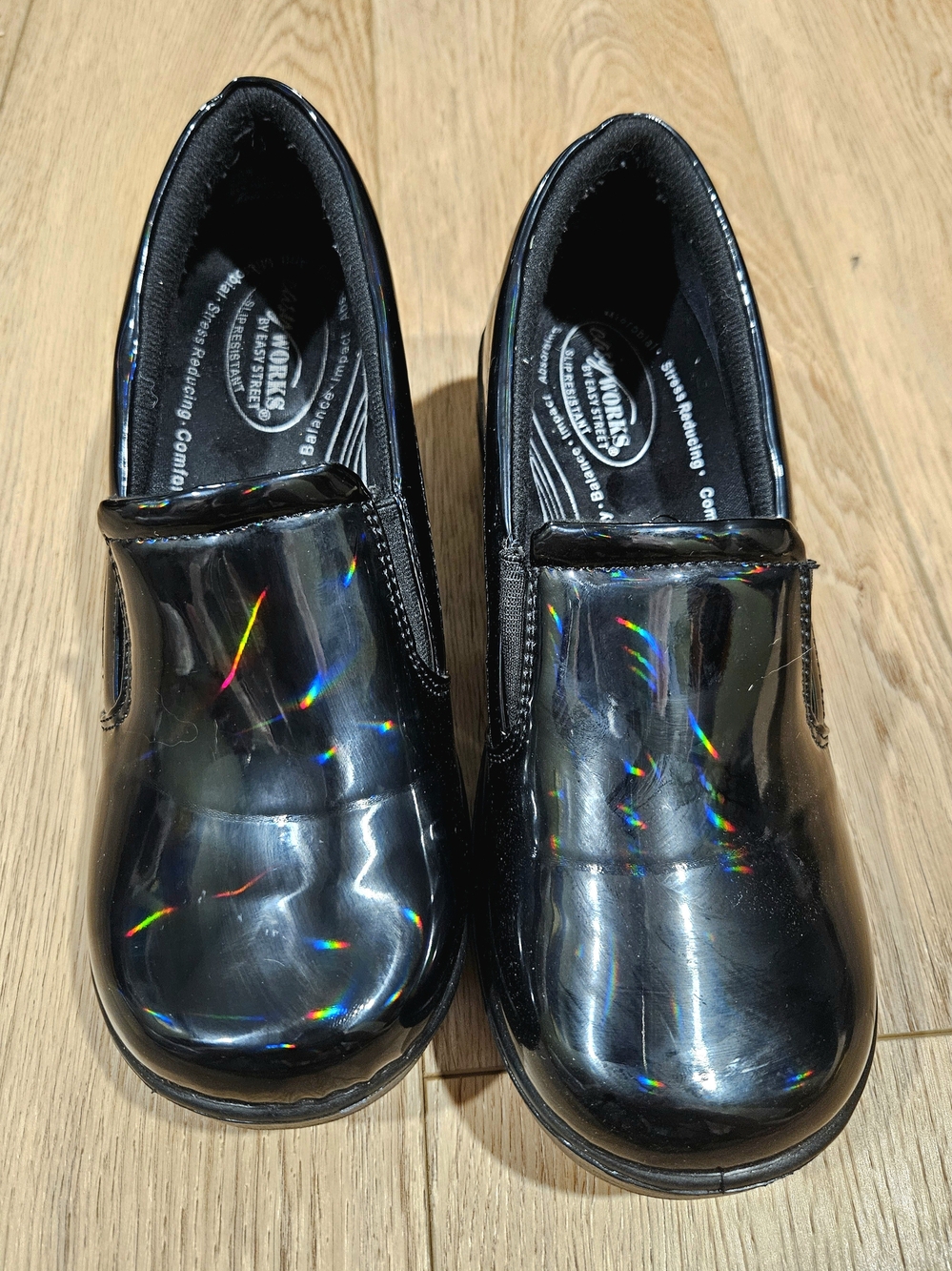 Black Slip-On Dress Shoes - Comfort Insole